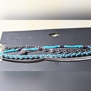 Five beaded necklaces by Tanya creations. Each 12.5 inches. NWT